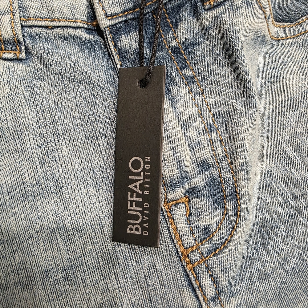 NWT Buffalo David Bitton Faith Mid Rise Skinny Jeans Size 27 - Picture 9 of 13